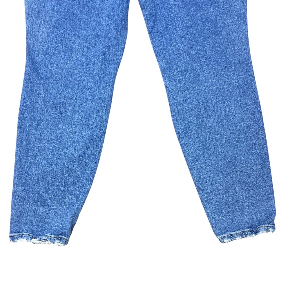 Maurices M Jeans Mid Rise Jegging Button Fly Raw Hem Minimalist Streetwear 20W - Picture 11 of 11